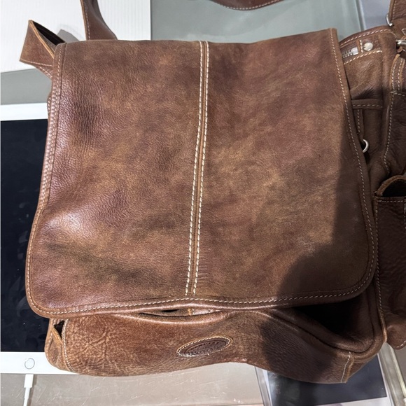 🌟HOST PICK🌟 Vintage ROOTS Milano Tribe Messenger / Laptop  Shoulder Bag✨ - Picture 5 of 16